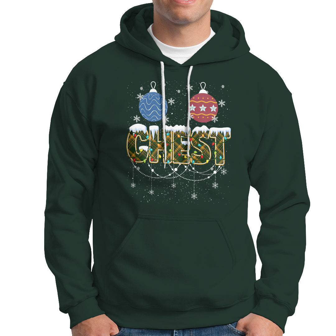 Christmas Couples Hoodie Chestnuts Xmas Matching Family Funny Chest - Wonder Print Shop