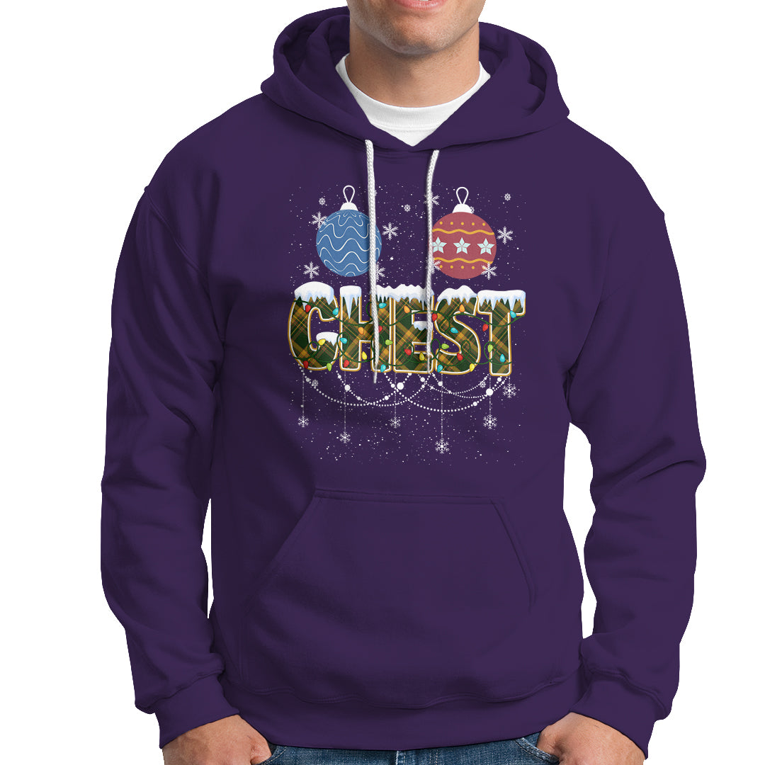 Christmas Couples Hoodie Chestnuts Xmas Matching Family Funny Chest - Wonder Print Shop