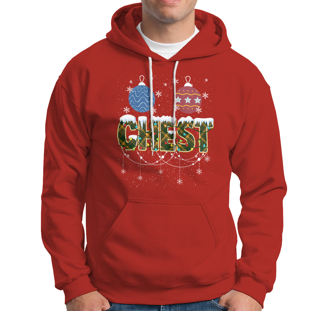 Christmas Couples Hoodie Chestnuts Xmas Matching Family Funny Chest - Wonder Print Shop