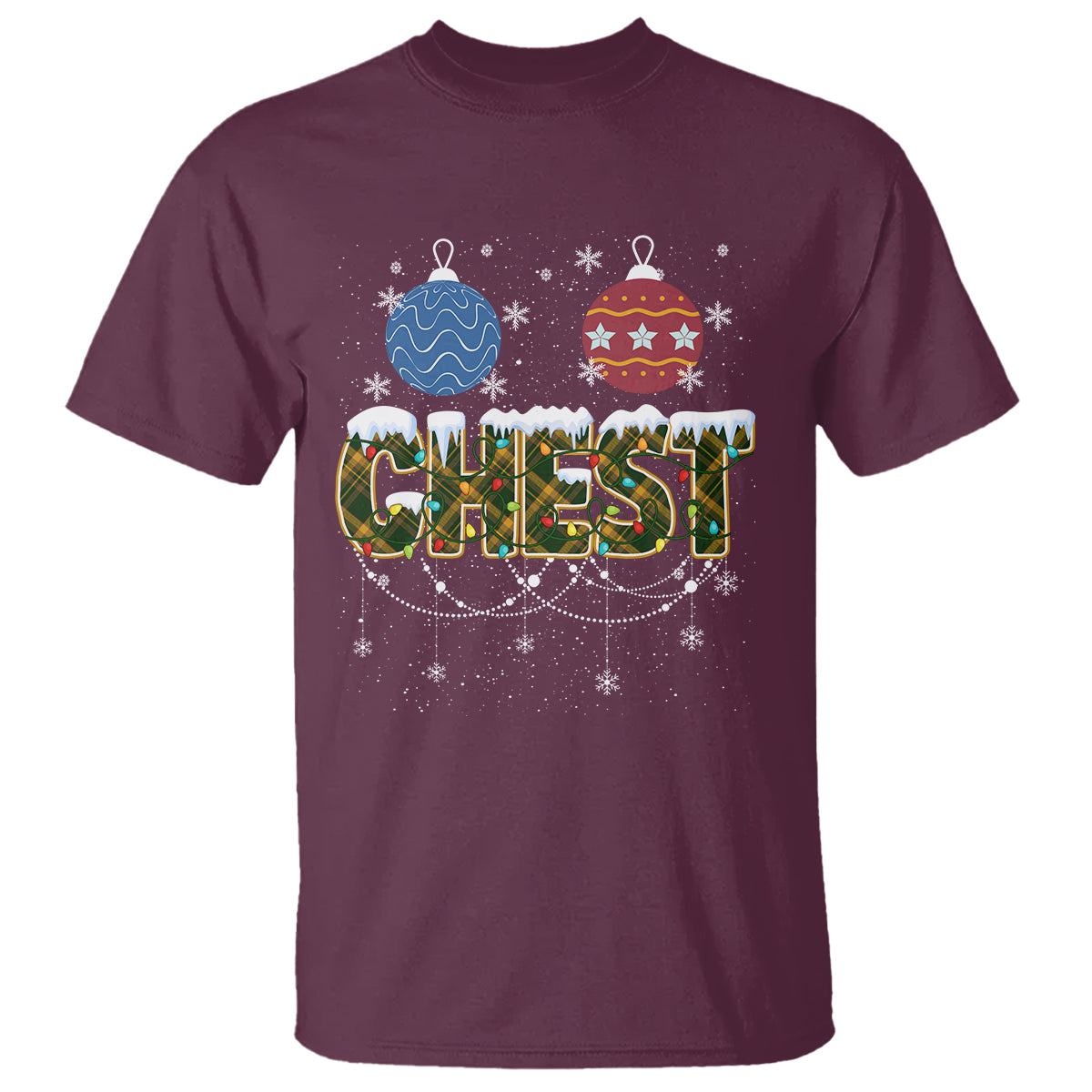 Christmas Couples T Shirt Chestnuts Xmas Matching Family Funny Chest - Wonder Print Shop