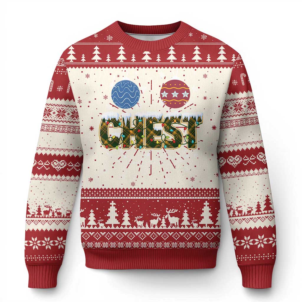 Christmas Couples Ugly Christmas Sweater Chestnuts Xmas Matching Family Funny Chest - Wonder Print Shop