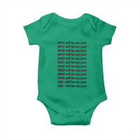 2026 2027 Will Be My Year Baby Onesie Funny New Year Motivation Comeback Energy - Wonder Print Shop