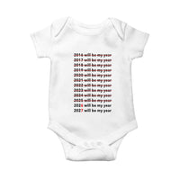 2026 2027 Will Be My Year Baby Onesie Funny New Year Motivation Comeback Energy - Wonder Print Shop