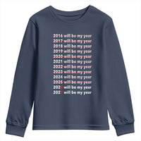 2026 2027 Will Be My Year Black Youth Sweatshirt Funny New Year Motivation Comeback Energy - Wonder Print Shop
