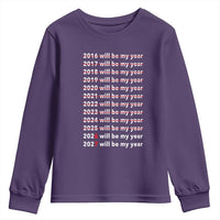 2026 2027 Will Be My Year Black Youth Sweatshirt Funny New Year Motivation Comeback Energy - Wonder Print Shop
