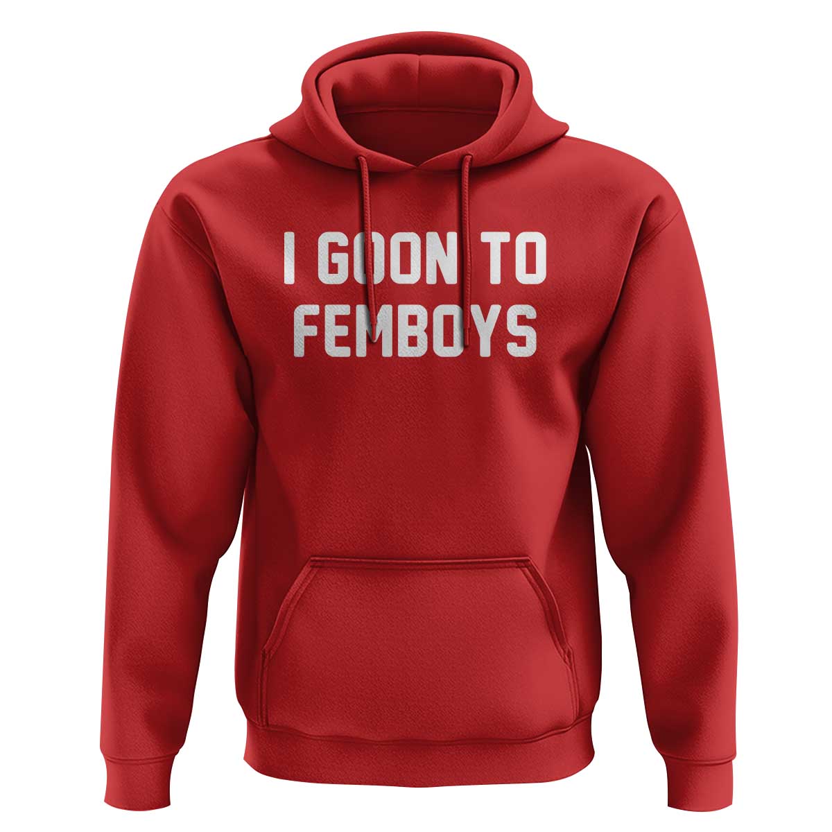 I Goon to Femboys Hoodie Funny Adult Humor Internet Meme Culture - Wonder Print Shop