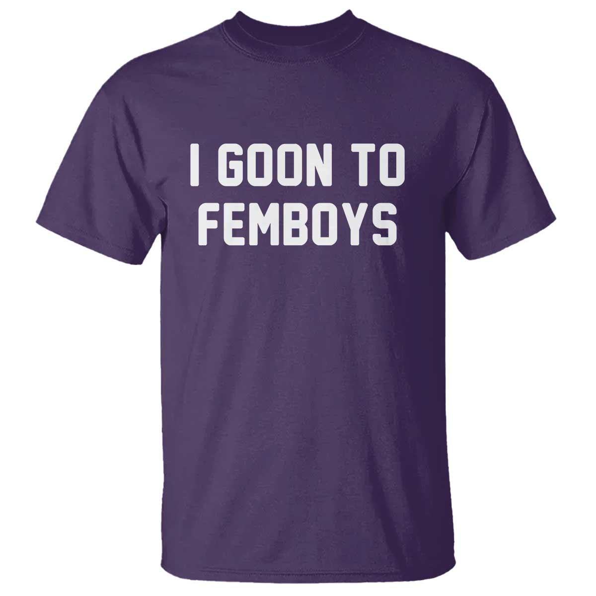 I Goon to Femboys T Shirt Funny Adult Humor Internet Meme Culture - Wonder Print Shop