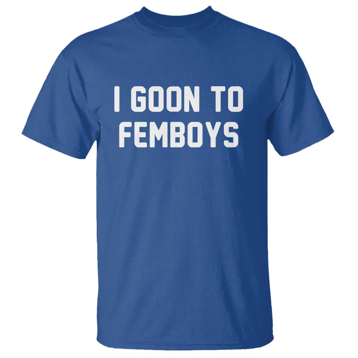 I Goon to Femboys T Shirt Funny Adult Humor Internet Meme Culture - Wonder Print Shop
