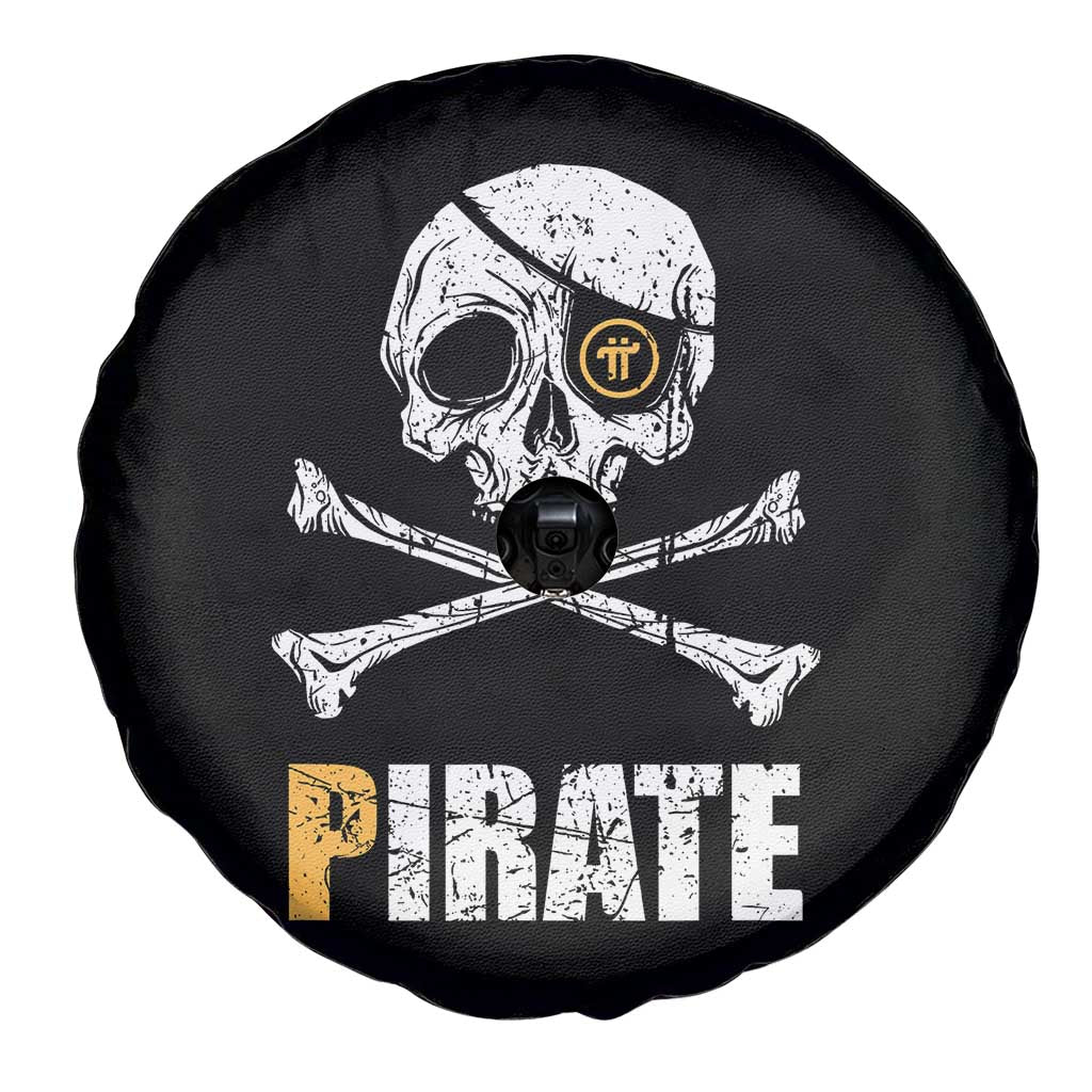 Funny Pirate Pi Cryptocurrency Spare Tire Cover Crypto Coins Blockchain Mining - Wonder Print Shop