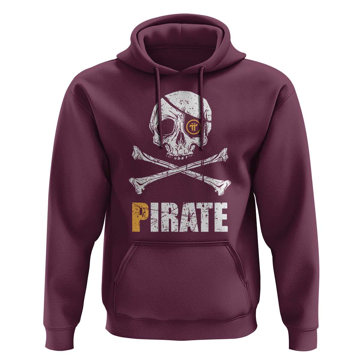 Funny Pirate Pi Cryptocurrency Hoodie Crypto Coins Blockchain Mining - Wonder Print Shop