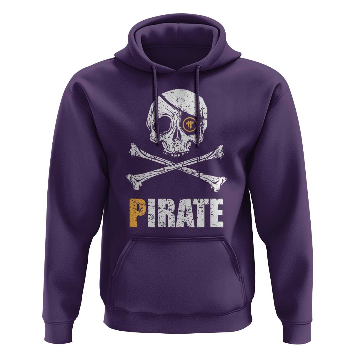 Funny Pirate Pi Cryptocurrency Hoodie Crypto Coins Blockchain Mining - Wonder Print Shop