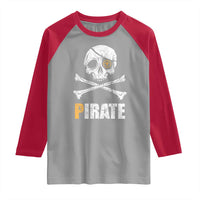 Funny Pirate Pi Cryptocurrency Raglan Shirt Crypto Coins Blockchain Mining - Wonder Print Shop