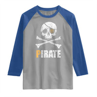 Funny Pirate Pi Cryptocurrency Raglan Shirt Crypto Coins Blockchain Mining - Wonder Print Shop