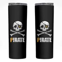 Funny Pirate Pi Cryptocurrency Skinny Tumbler Crypto Coins Blockchain Mining - Wonder Print Shop