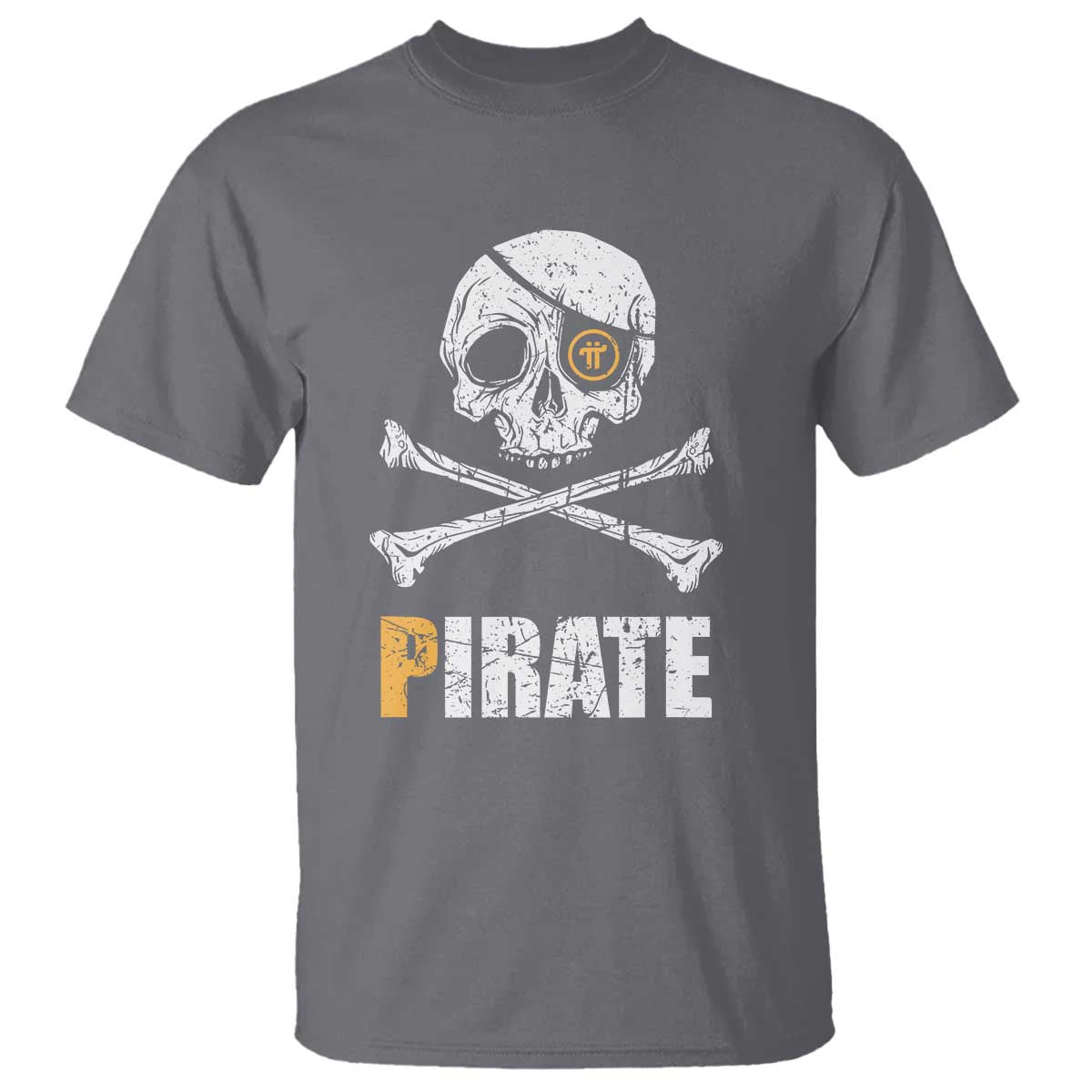 Funny Pirate Pi Cryptocurrency T Shirt Crypto Coins Blockchain Mining - Wonder Print Shop