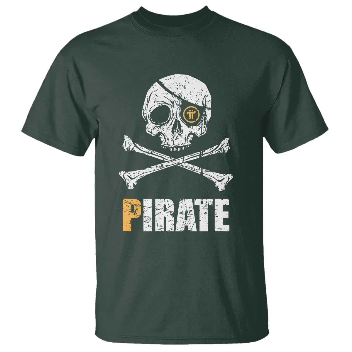 Funny Pirate Pi Cryptocurrency T Shirt Crypto Coins Blockchain Mining - Wonder Print Shop