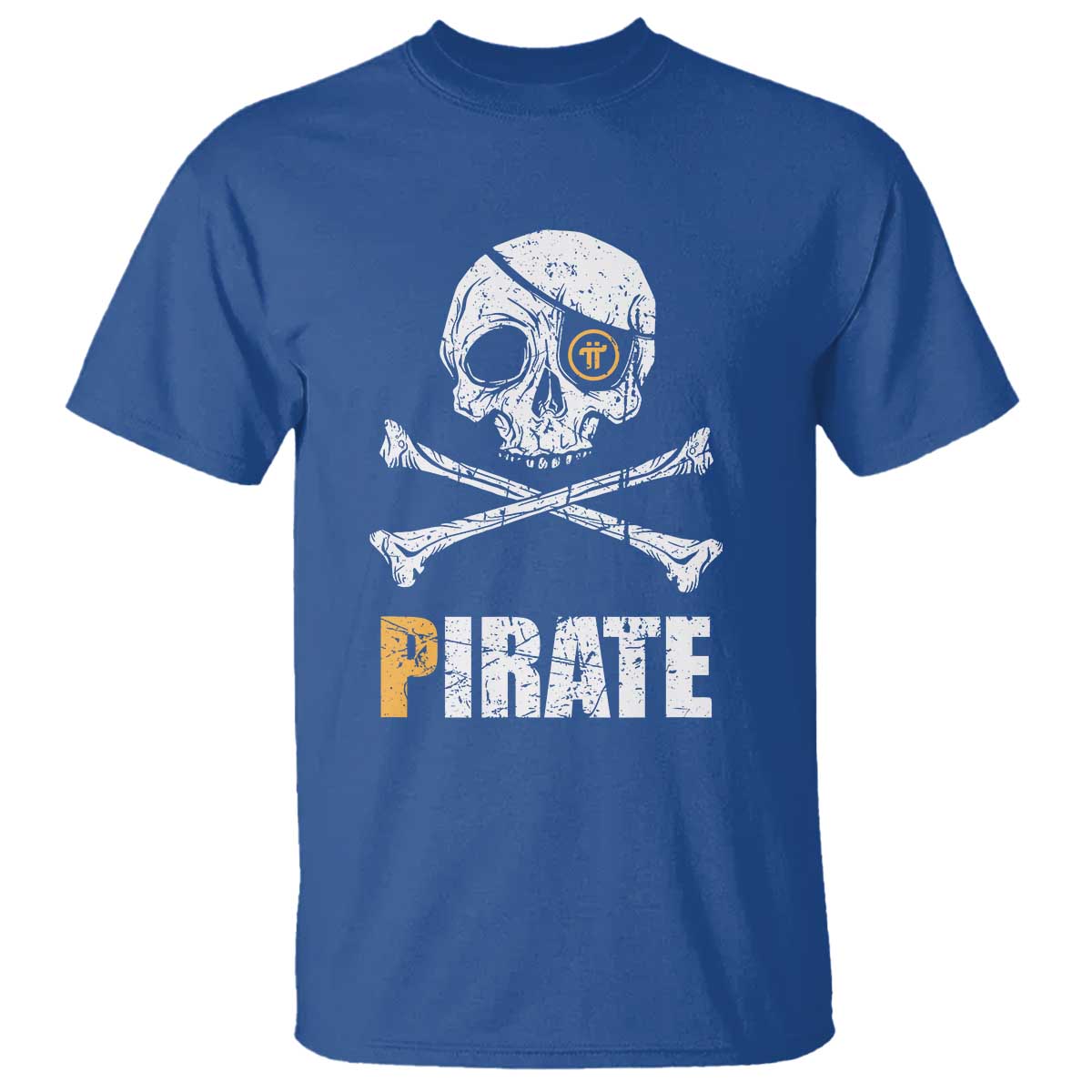 Funny Pirate Pi Cryptocurrency T Shirt Crypto Coins Blockchain Mining - Wonder Print Shop