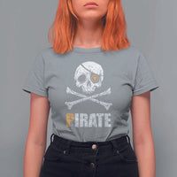 Funny Pirate Pi Cryptocurrency T Shirt For Women Crypto Coins Blockchain Mining - Wonder Print Shop