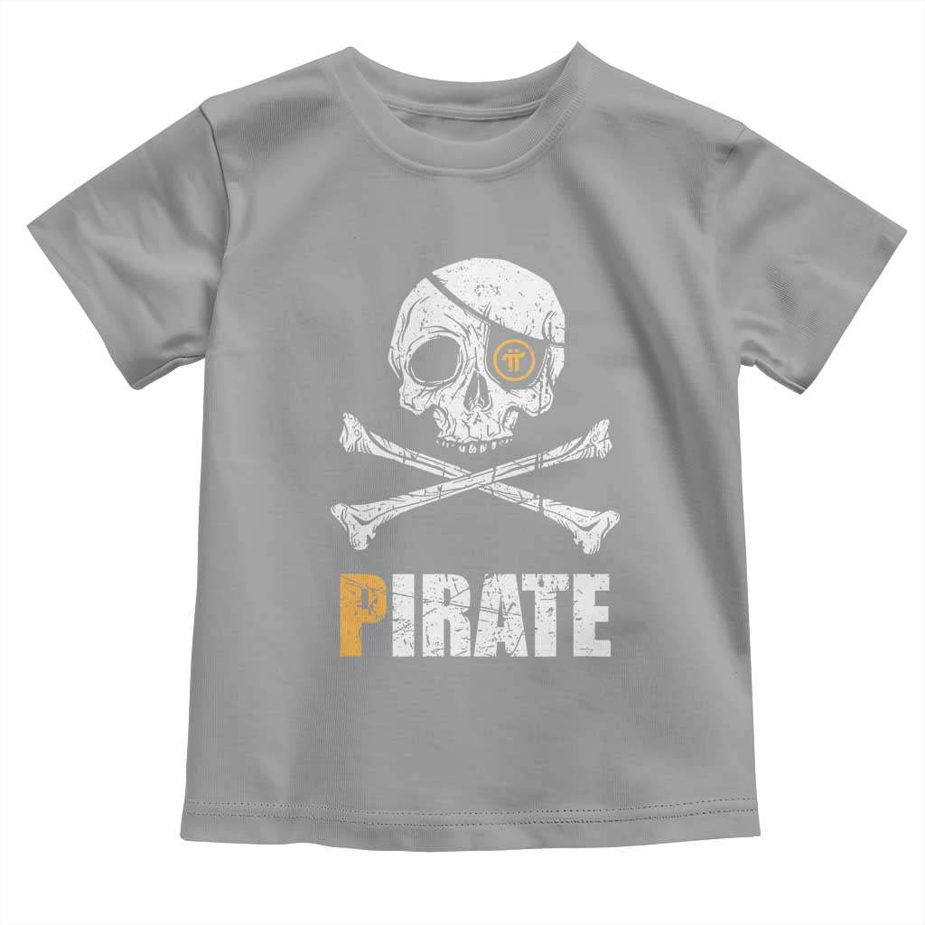 Funny Pirate Pi Cryptocurrency Toddler T Shirt Crypto Coins Blockchain Mining - Wonder Print Shop