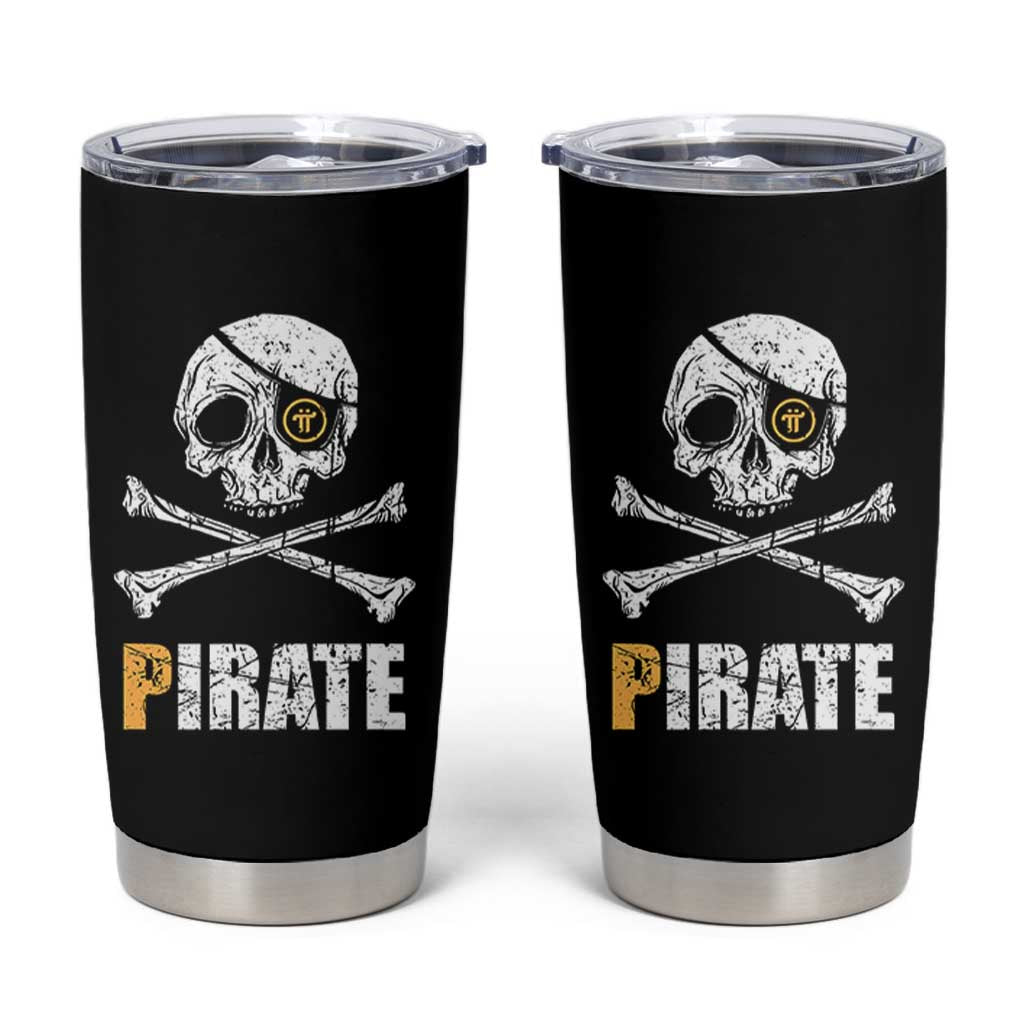 Funny Pirate Pi Cryptocurrency Tumbler Cup Crypto Coins Blockchain Mining - Wonder Print Shop