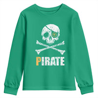 Funny Pirate Pi Cryptocurrency Youth Sweatshirt Crypto Coins Blockchain Mining - Wonder Print Shop