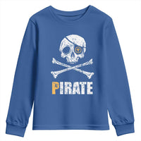 Funny Pirate Pi Cryptocurrency Youth Sweatshirt Crypto Coins Blockchain Mining - Wonder Print Shop