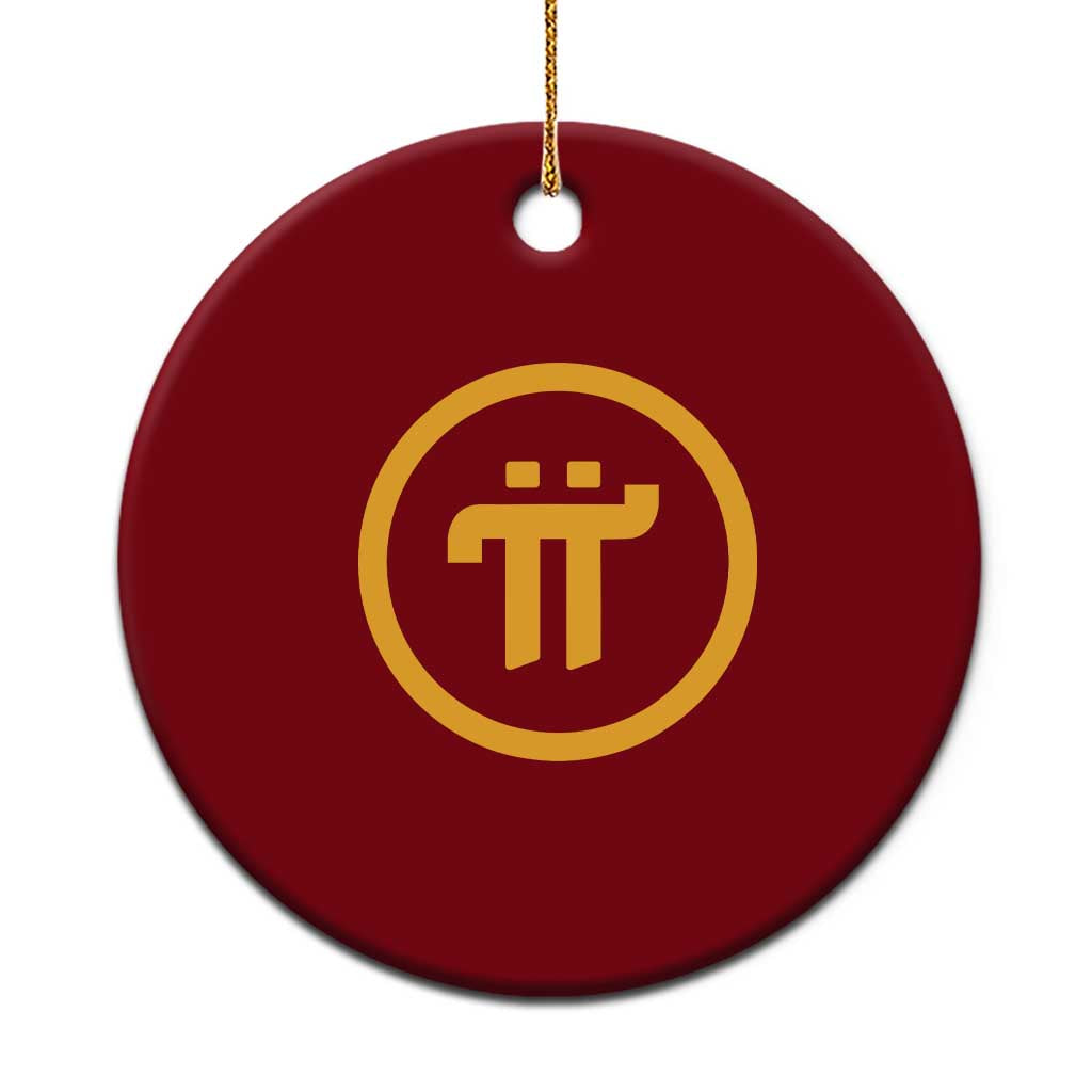 Pi Cryptocurrency Ceramic Ornament Crypto Coins Network - Wonder Print Shop