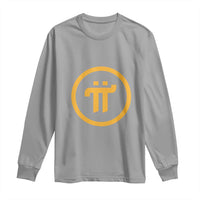 Pi Cryptocurrency Long Sleeve Shirt Crypto Coins Network - Wonder Print Shop