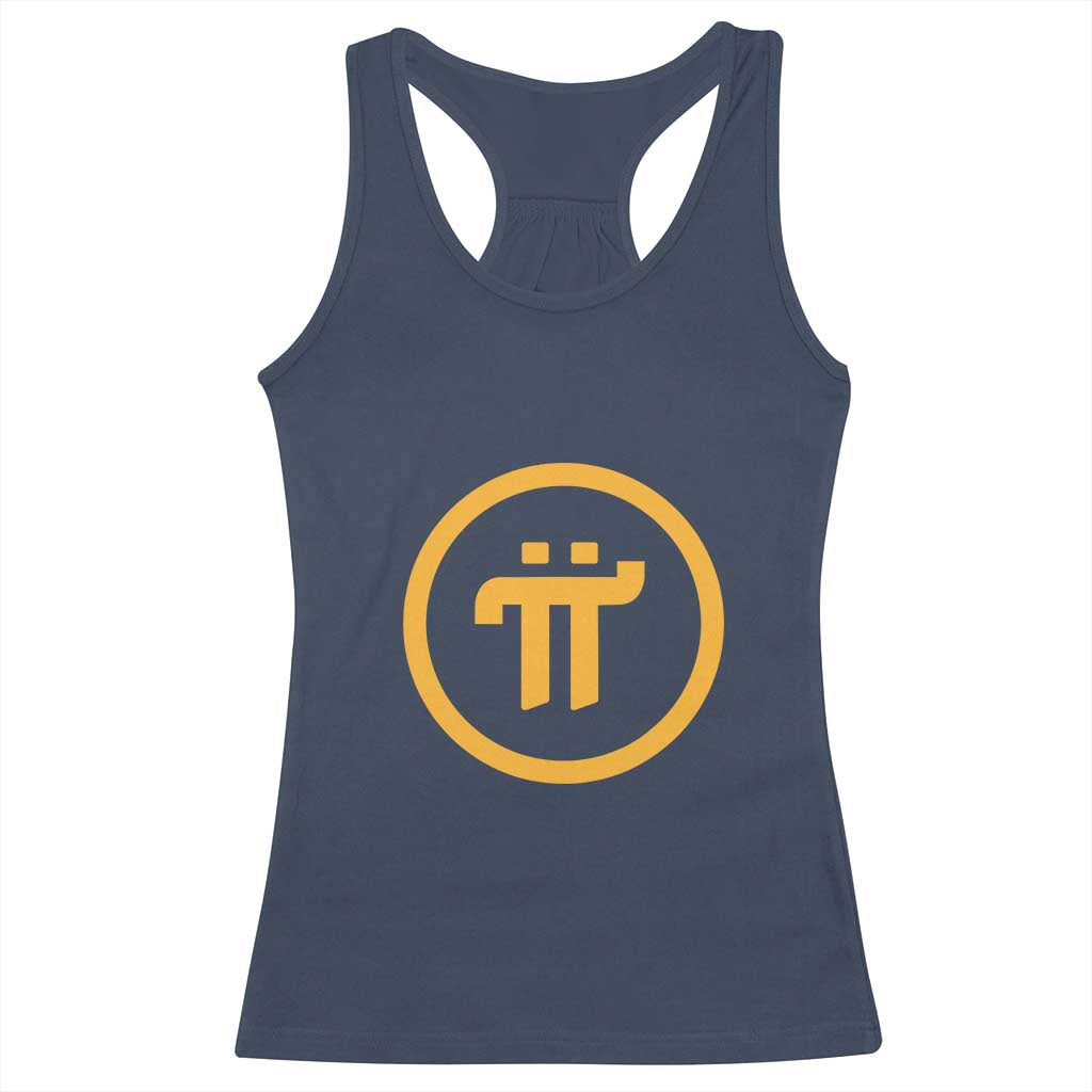 Pi Cryptocurrency Racerback Tank Top Crypto Coins Network - Wonder Print Shop