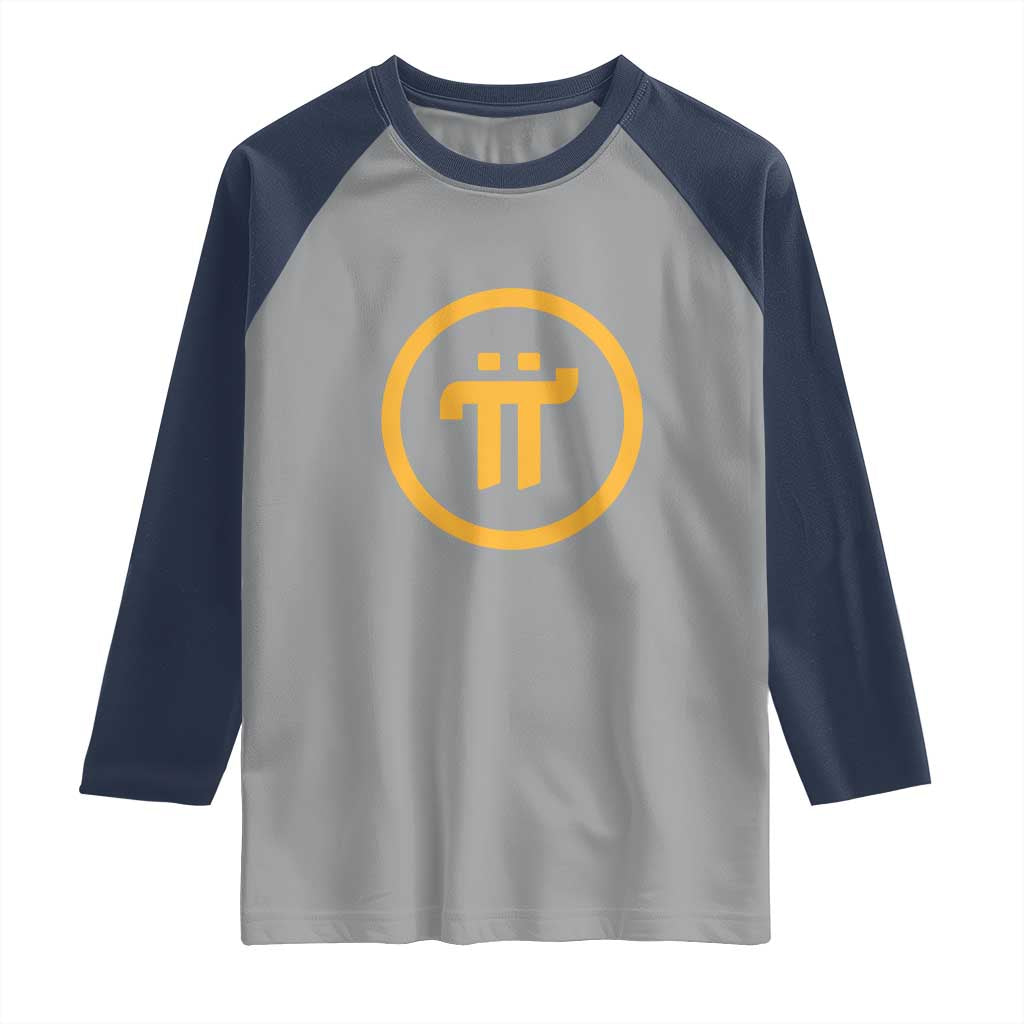 Pi Cryptocurrency Raglan Shirt Crypto Coins Network - Wonder Print Shop