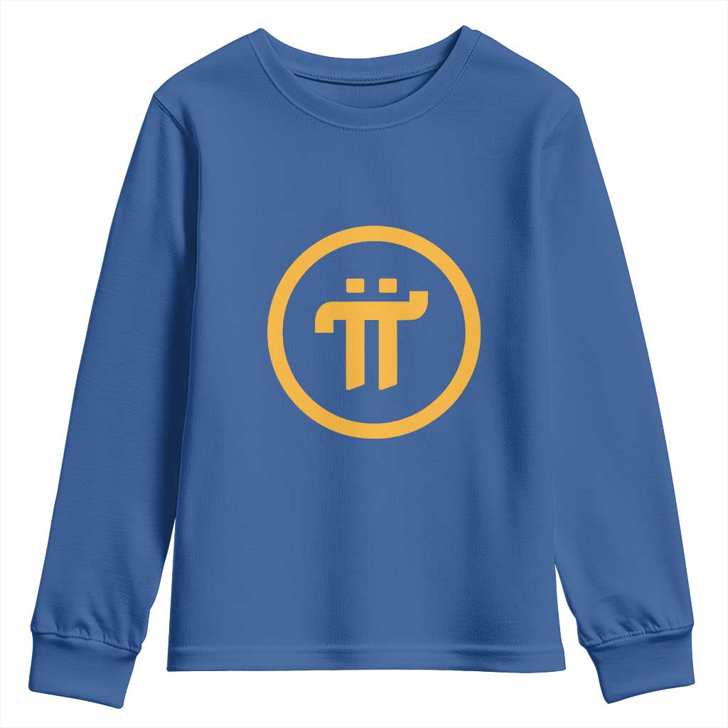 Pi Cryptocurrency Youth Sweatshirt Crypto Coins Network - Wonder Print Shop