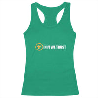 In Pi We Trust Cryptocurrency Racerback Tank Top Crypto Coins Blockchain Mining - Wonder Print Shop