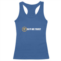 In Pi We Trust Cryptocurrency Racerback Tank Top Crypto Coins Blockchain Mining - Wonder Print Shop