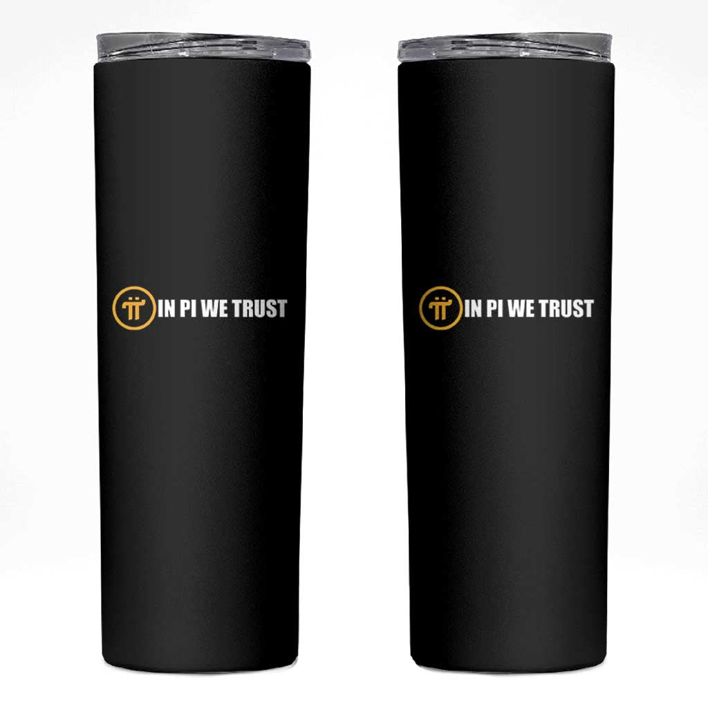 In Pi We Trust Cryptocurrency Skinny Tumbler Crypto Coins Blockchain Mining - Wonder Print Shop
