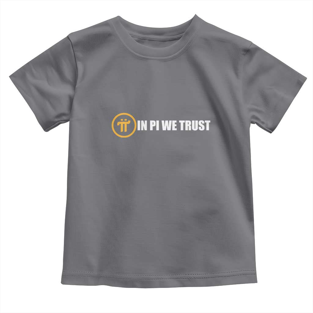 In Pi We Trust Cryptocurrency Toddler T Shirt Crypto Coins Blockchain Mining - Wonder Print Shop