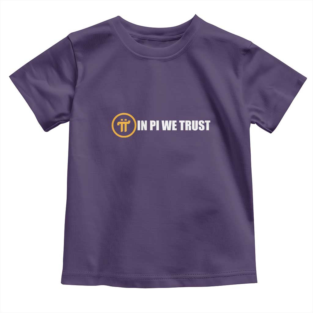 In Pi We Trust Cryptocurrency Toddler T Shirt Crypto Coins Blockchain Mining - Wonder Print Shop