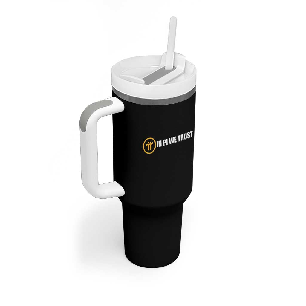 In Pi We Trust Cryptocurrency Tumbler With Handle Crypto Coins Blockchain Mining - Wonder Print Shop