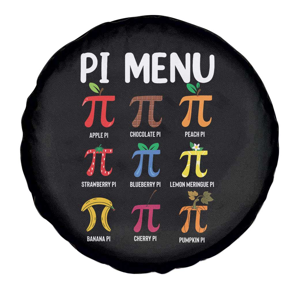 Funny Number Pi Spare Tire Cover Pi Menu 3.14 Pi Symbol - Math Teacher Happy Pi Day - Wonder Print Shop