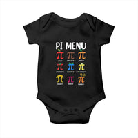 Funny Number Pi Baby Onesie Pi Menu 3.14 Pi Symbol - Math Teacher Happy Pi Day - Wonder Print Shop