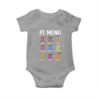 Funny Number Pi Baby Onesie Pi Menu 3.14 Pi Symbol - Math Teacher Happy Pi Day - Wonder Print Shop
