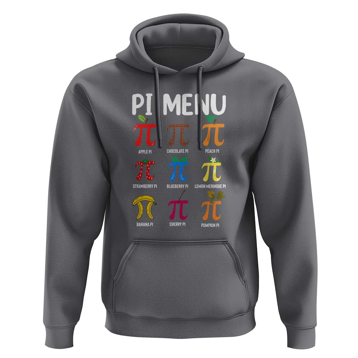Funny Number Pi Hoodie Pi Menu 3.14 Pi Symbol - Math Teacher Happy Pi Day - Wonder Print Shop