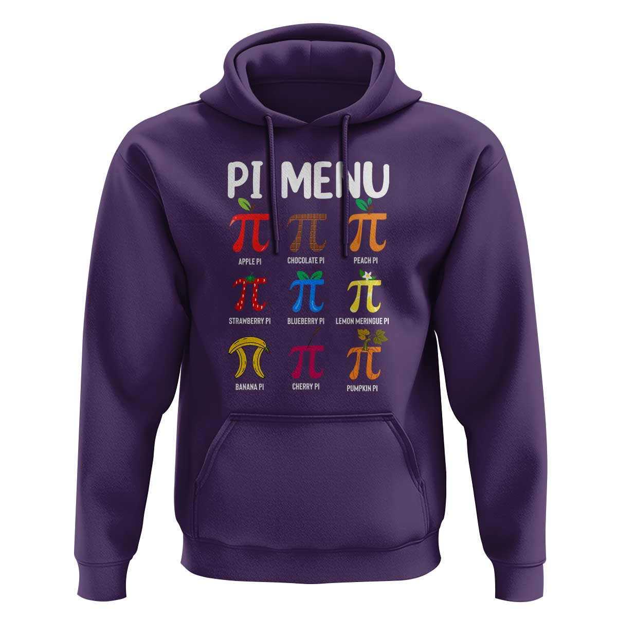 Funny Number Pi Hoodie Pi Menu 3.14 Pi Symbol - Math Teacher Happy Pi Day - Wonder Print Shop