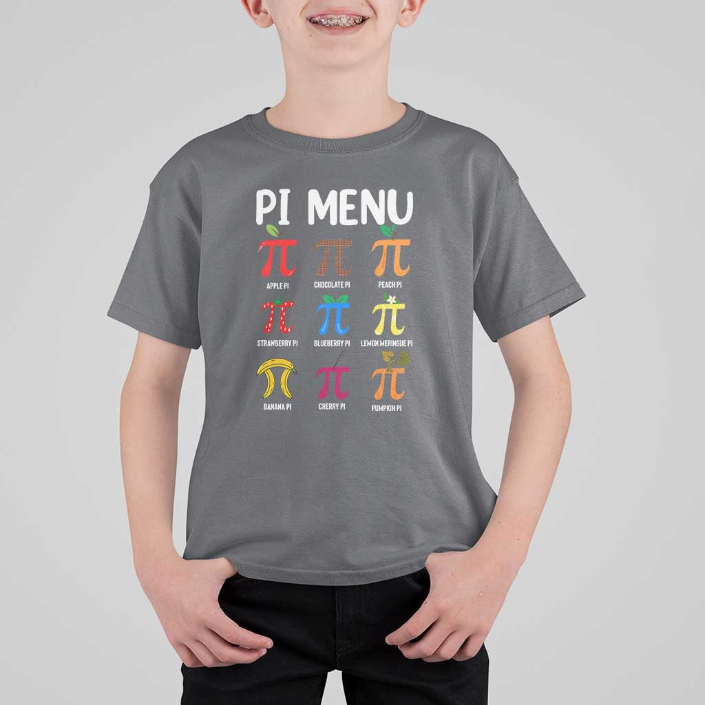 Funny Number Pi T Shirt For Kid Pi Menu 3.14 Pi Symbol - Math Teacher Happy Pi Day - Wonder Print Shop