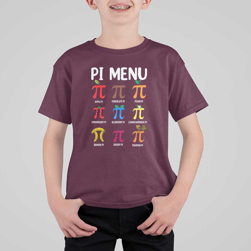 Funny Number Pi T Shirt For Kid Pi Menu 3.14 Pi Symbol - Math Teacher Happy Pi Day - Wonder Print Shop