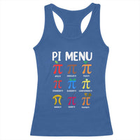 Funny Number Pi Racerback Tank Top Pi Menu 3.14 Pi Symbol - Math Teacher Happy Pi Day - Wonder Print Shop