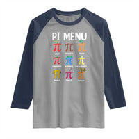 Funny Number Pi Raglan Shirt Pi Menu 3.14 Pi Symbol - Math Teacher Happy Pi Day - Wonder Print Shop