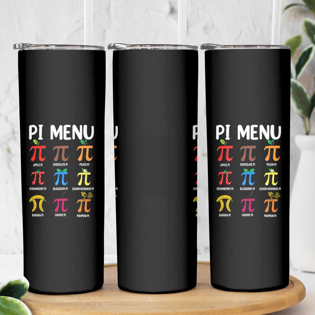 Funny Number Pi Skinny Tumbler Pi Menu 3.14 Pi Symbol - Math Teacher Happy Pi Day - Wonder Print Shop