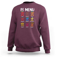 Funny Number Pi Sweatshirt Pi Menu 3.14 Pi Symbol - Math Teacher Happy Pi Day - Wonder Print Shop