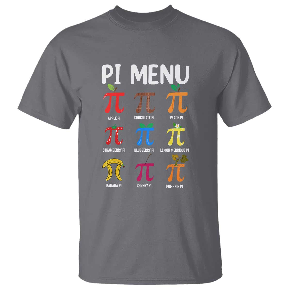 Funny Number Pi T Shirt Pi Menu 3.14 Pi Symbol - Math Teacher Happy Pi Day - Wonder Print Shop
