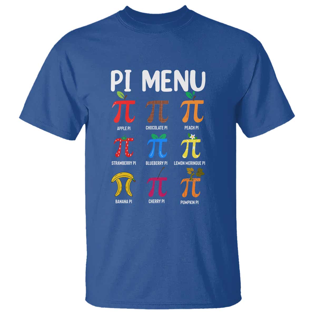 Funny Number Pi T Shirt Pi Menu 3.14 Pi Symbol - Math Teacher Happy Pi Day - Wonder Print Shop